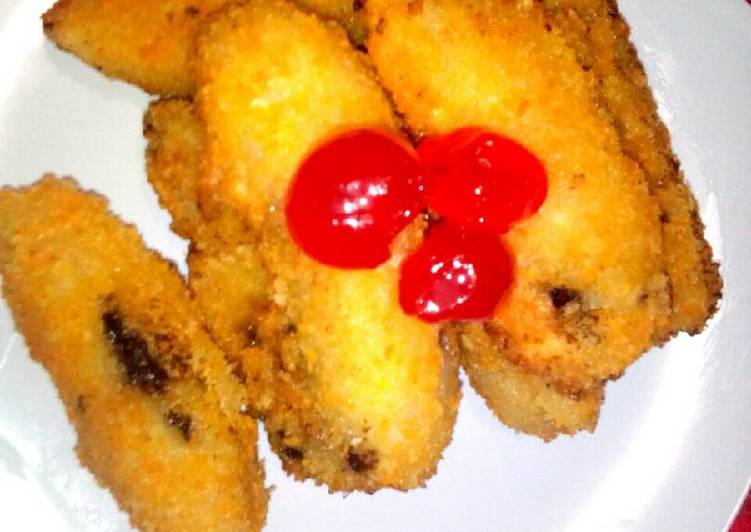 Cara mengolah Pisang Goreng CC (Cherry Coklat) mantap