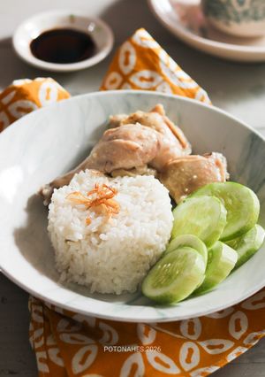 Foto resep Nasi Tim Hainan Rice Cooker