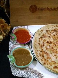 A picture of ALU ka paratha.