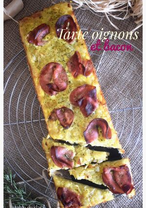 Une photo de Tarte oignons et bacon