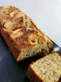 Una foto de Budín de canela y manzana (+opción sin azúcar)