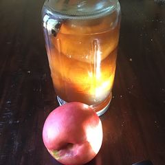 California Farm Hybrid Fruit: Peach-Plum Brandy A picture of California Farm Hybrid Fruit: Peach-Plum Brandy.