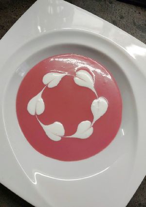 Málnakrémleves recept fotója