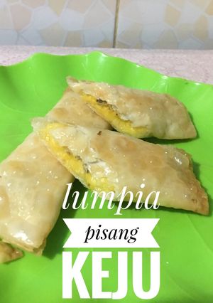 Foto resep Lumpia pisang keju