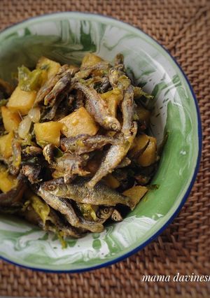 Foto resep Ikan bilih sambal lado hijau