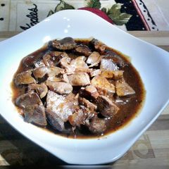 A picture of Soysauce liver.