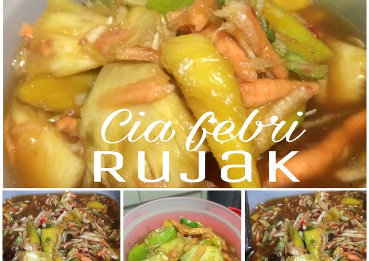 5. Rujak cacah ala fe' #pekaninspirasi