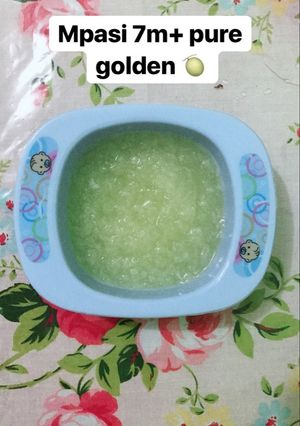 Foto resep Mpasi 7m+ pure golden melon