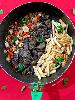 عکسی از دستور خوراک دل مرغ