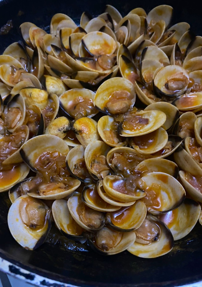 Una foto de Almejas marinera