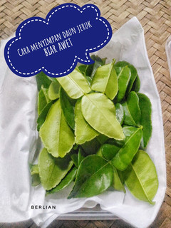 Foto resep Cara menyimpan daun jeruk biar awet