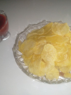 عکسی از دستور چیپس نمکی ترد