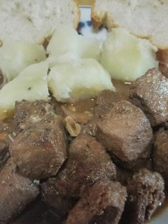 Una foto de Atún en adobo canario