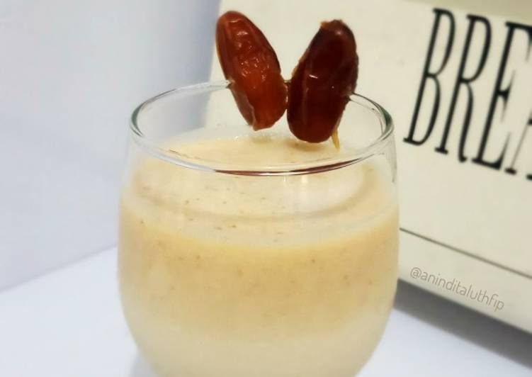 Resep Jus Susu Kurma (Asi booster saat puasa) yang Enak