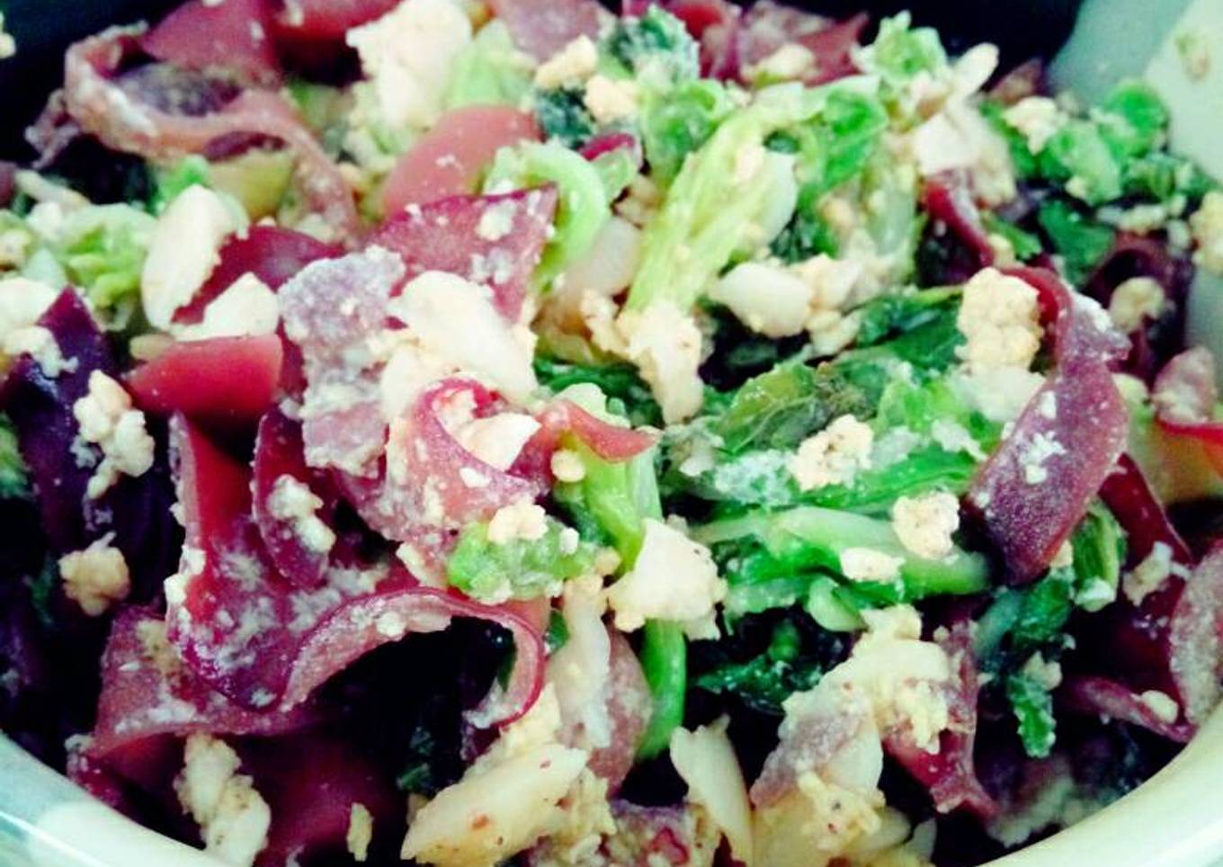 Ca Sehat Jamur Sawi Telur
