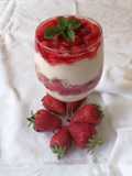 Calice di mascarpone e fragole