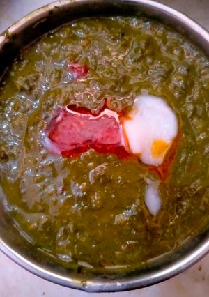 सरसों का साग (sarson ka saag recipe in Hindi) रेसिपी मुख्य फोटो