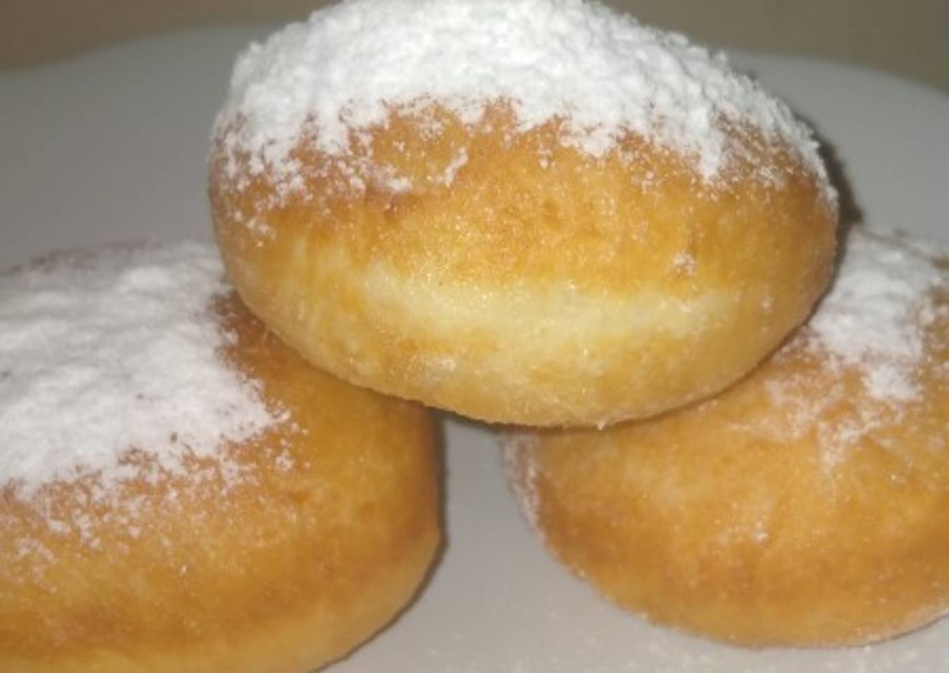 Donat empuk tanpa telur 1x proofing