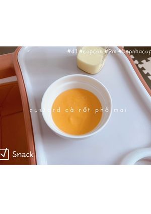 Hình của món Custard cà rốt 🥕 phô mai 🧀.