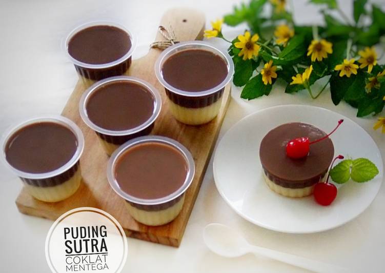 Bumbu Puding Sutra Coklat Mentega | Cara Masak Puding Sutra Coklat Mentega Yang Enak Dan Lezat