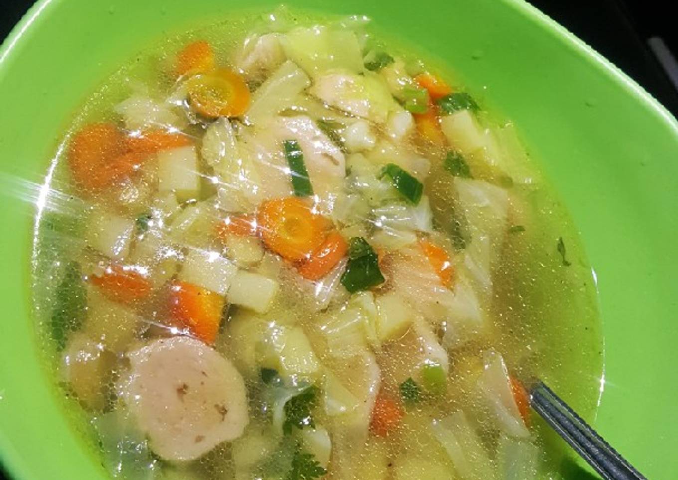 Sup sayur Wing Board untuk kanak-kanak