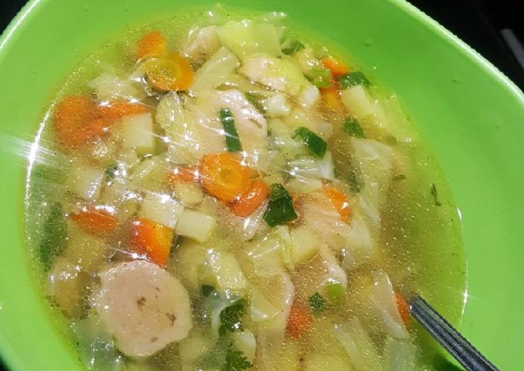 Sayur sop ala anak kos