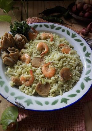 Foto resep Nasi Goreng Ijo