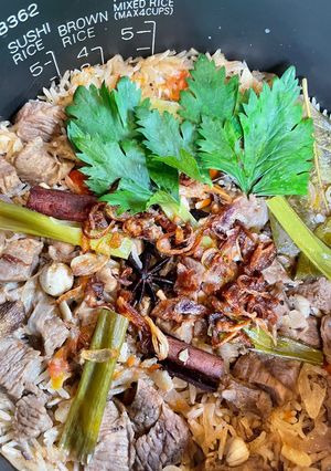 Foto resep Nasi Kebuli Sapi Rice Cooker