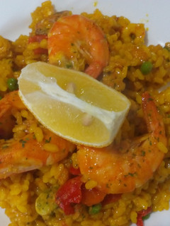 Una foto de Arroz con marisco