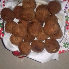Sausage Egg balls A picture of Sausage Egg balls.