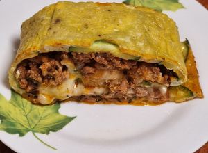 Foto principal de Rollo de calabacín y carne picada