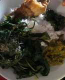 Ayam pop dan sambel ijo ala padang