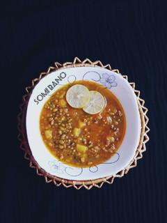 عکسی از دستور سوپ ماش