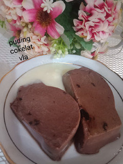 Foto resep Puding Cokelat vla Homemade