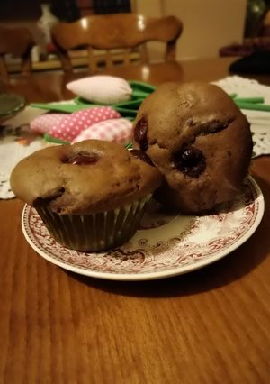 Fekete-erdő muffin recept fotója