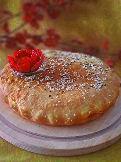 عکسی از دستور کیک سوسیس و سیب زمینی