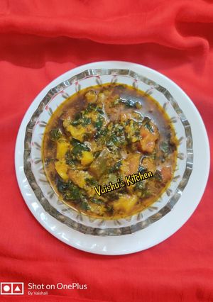 A picture of Fenugreek Sabzi.