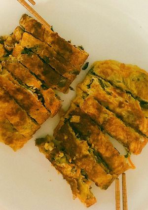 Hình của món Trứng cuộn phô mai và nấm(ăn chay).