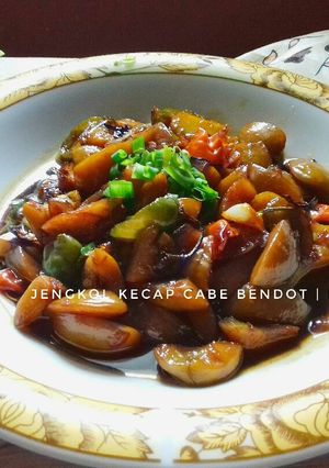 Foto resep Jengkol kecap pedas enak nikmat