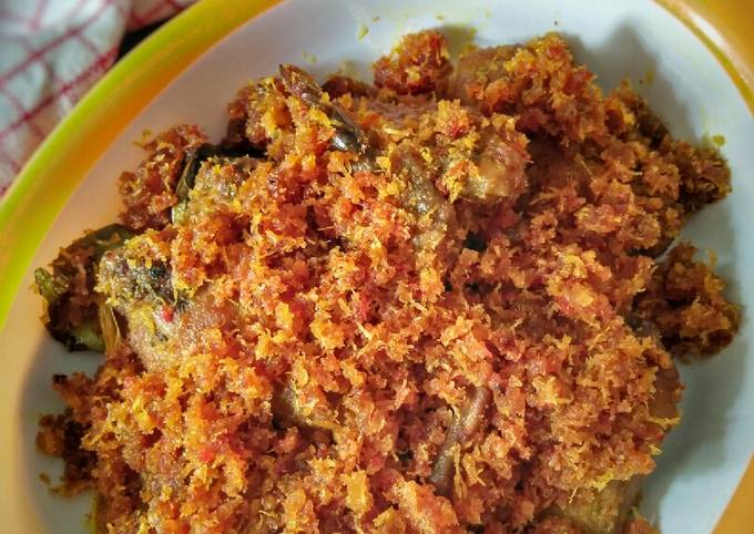 Wajib coba! Resep  buat Ayam Serundeng Khas Sunda (Pedas Manis) yang sesuai selera