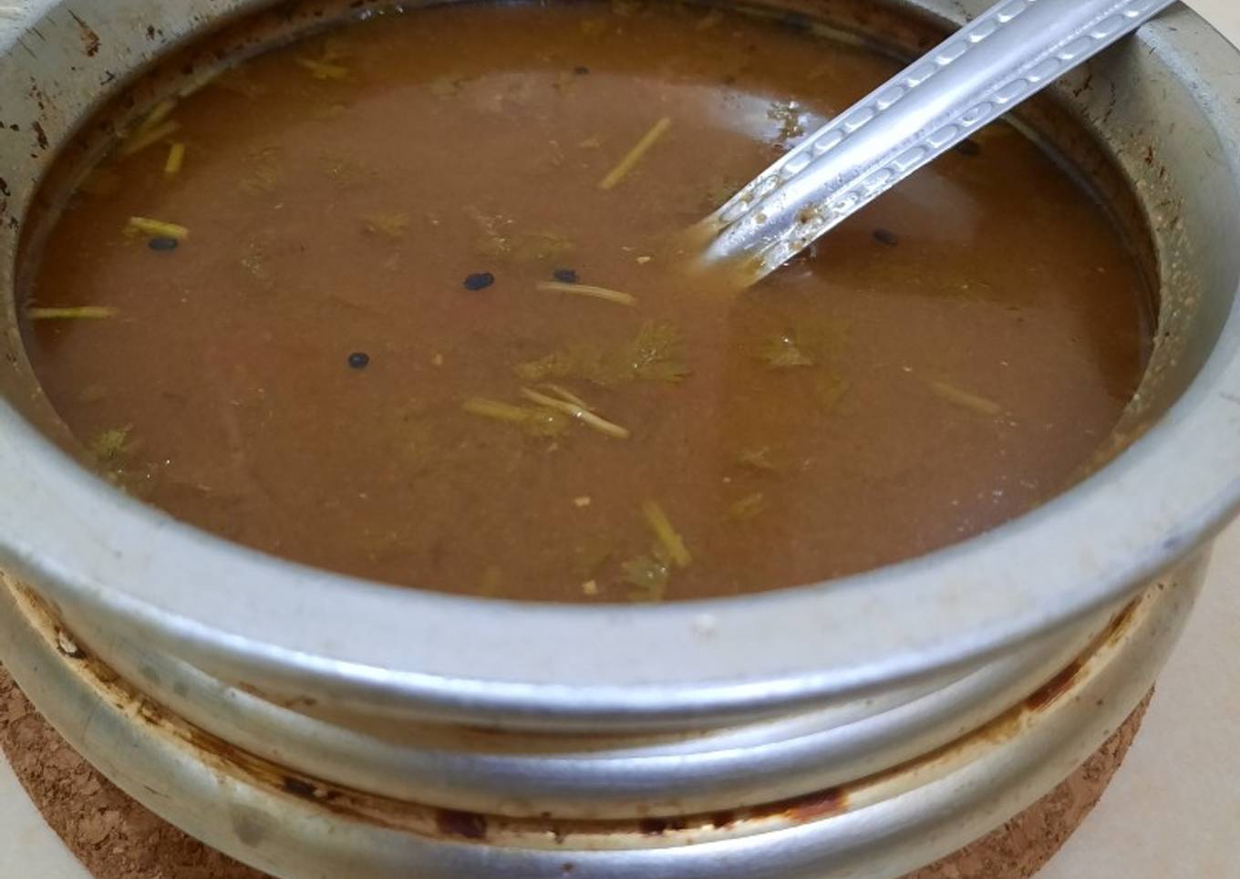 South Indian pepper rasam