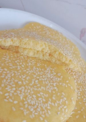 عکسی از دستور شیرینی کنجدی❤🤤