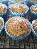 Whole Wheat Apple Cinnamon Oatmeal Muffins | มัฟฟินโฮลวีตแอปเปิ้ลชินนาม่อน