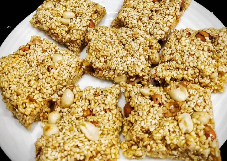 Recipe of Perfect Sesame Peanut Chikki