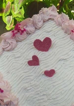 صورة لوصفة كيكة الربيع 💗🌸 pink
