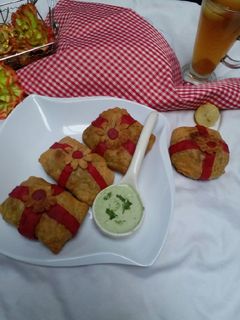 Parcel gift samosa ainihin hoton girkin