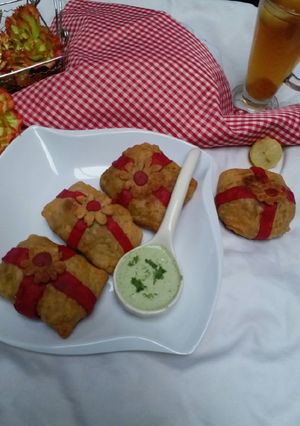 Parcel gift samosa ainihin hoton girkin
