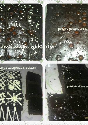 Foto resep Coklat brownis (no egg, no mixer, no whisk)