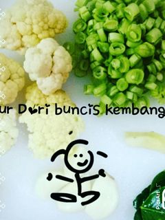 Foto resep Bubur dori buncis kembang kol MpAsi 7m22D