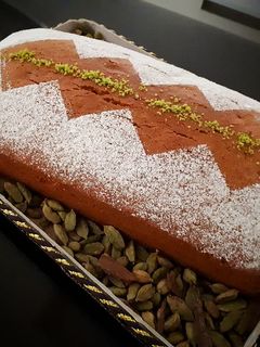 عکسی از دستور کیک دارچینی